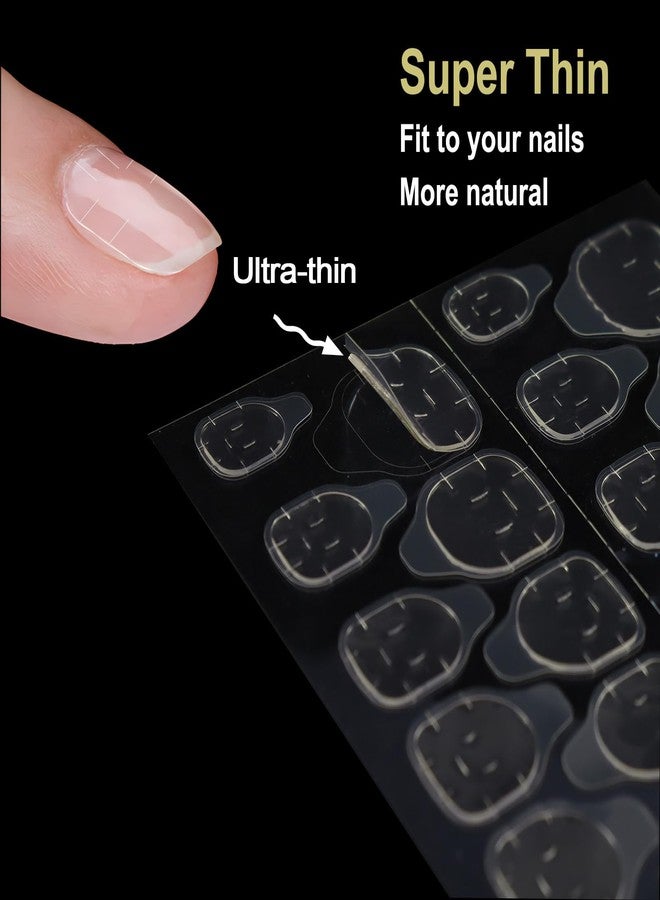 SIUSIO 1800 PCS Thin Breathable Nail Adhesive Tabs False Nail Tips 75 Sheets Super Sticky Double Sided Jelly Adhesive Tabs Nail Glue for Manicure Fake Nail-12 Sizes - Image 4